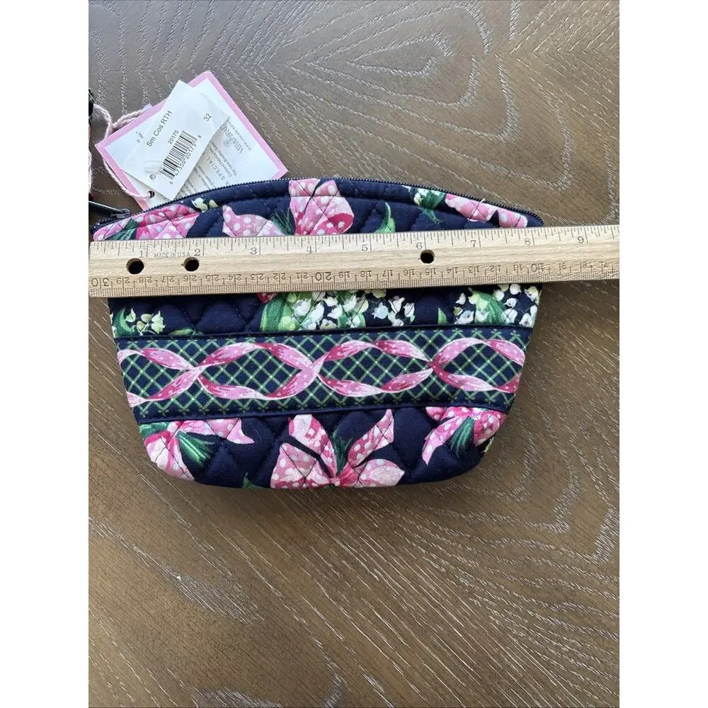 NWT VTG Vera Bradley Return to Happiness Pattern Makeup Bag Y2K Retired‎ 1st Ed.